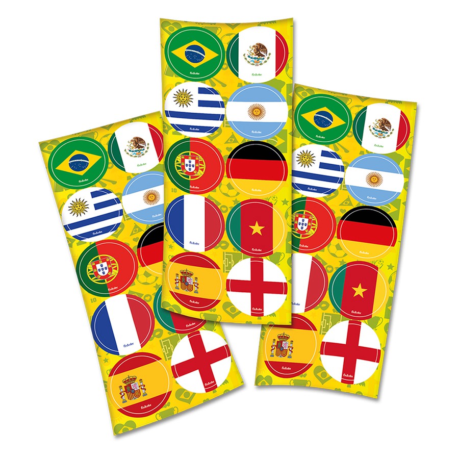 Adesivo Decorativo Nações Do Mundo Copa 2022 - 30 unidades - Festcolor -  Rizzo Confeitaria - Loja de Confeitaria | Rizzo Confeitaria