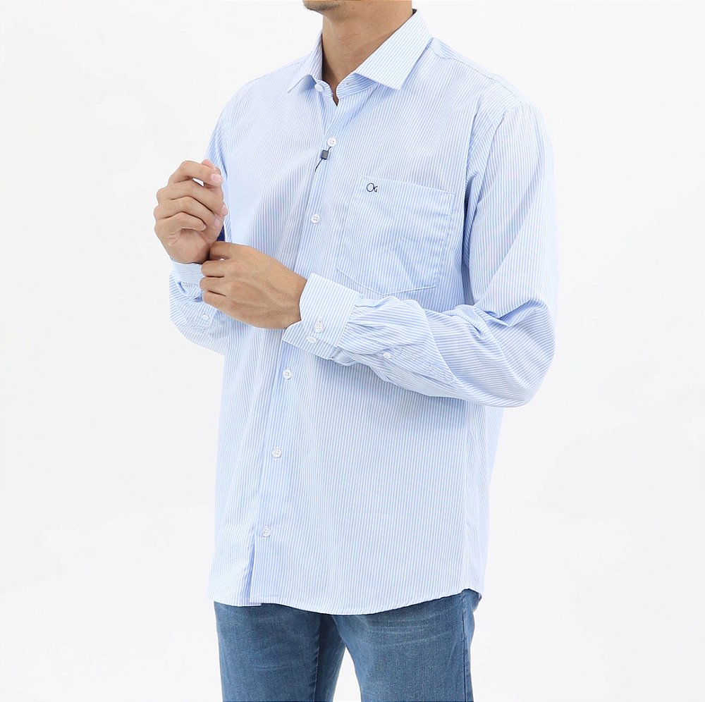 Camisa Ogochi Masculina Tradicional Essencial 001000012 - Use Jeans Sempre