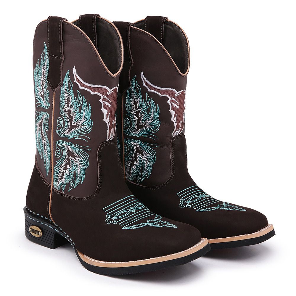 bota country azul