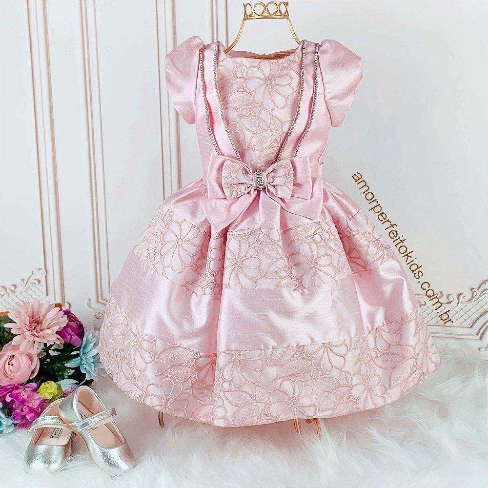 vestido infantil rodado