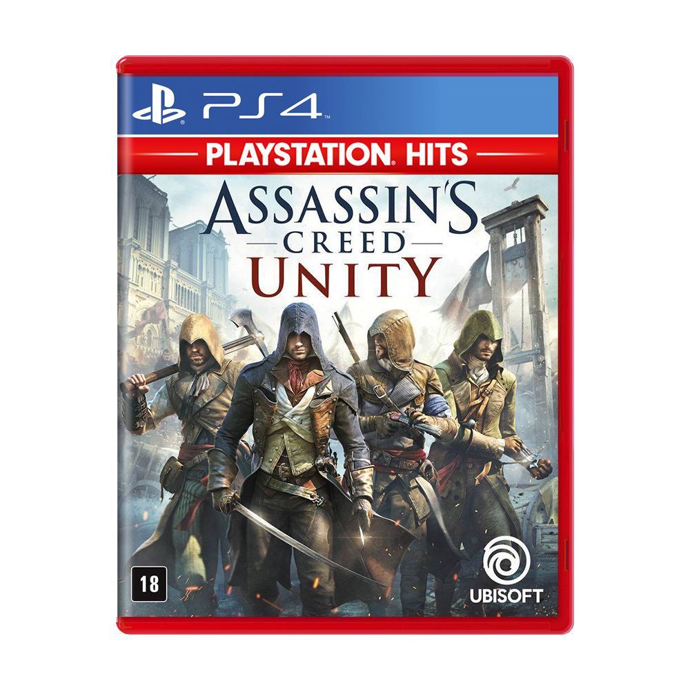 Assassins Creed Unity (Playstation Hits) - PS4 Mídia Física - Tony Games
