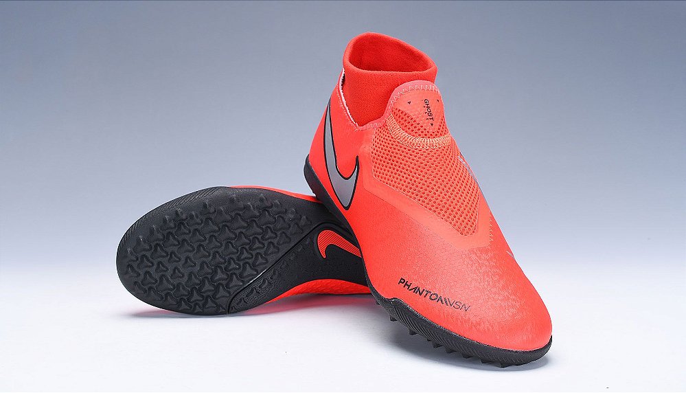 chuteira nike botinha vermelha