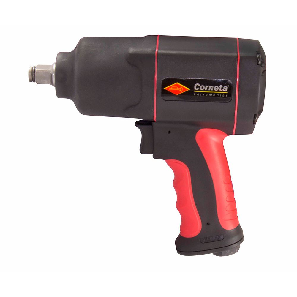 Chave Parafusadeira Impacto Pneumática 1/2 (69kgfm) Corneta