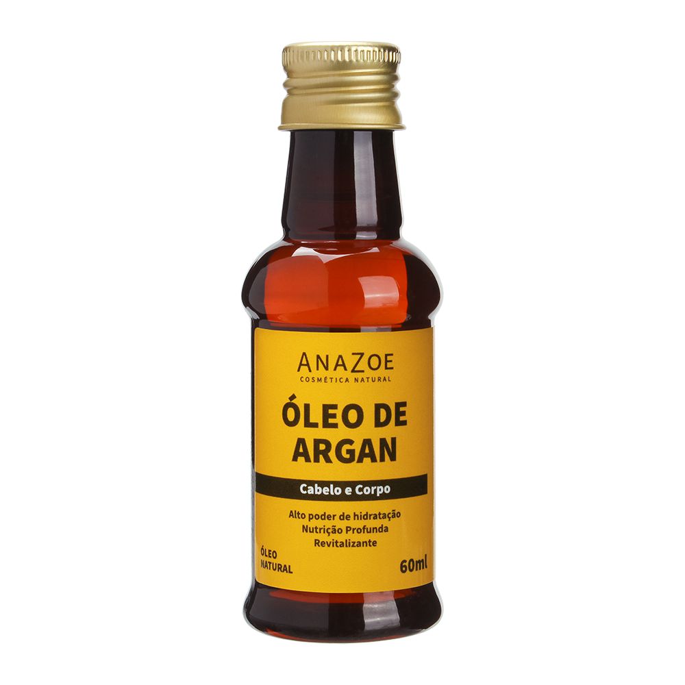 Óleo de Argan Cabelo e Corpo 60ml Anazoe AnaZoe Óleo de Argan Cabelo e Corpo 60ml Anazoe AnaZoe