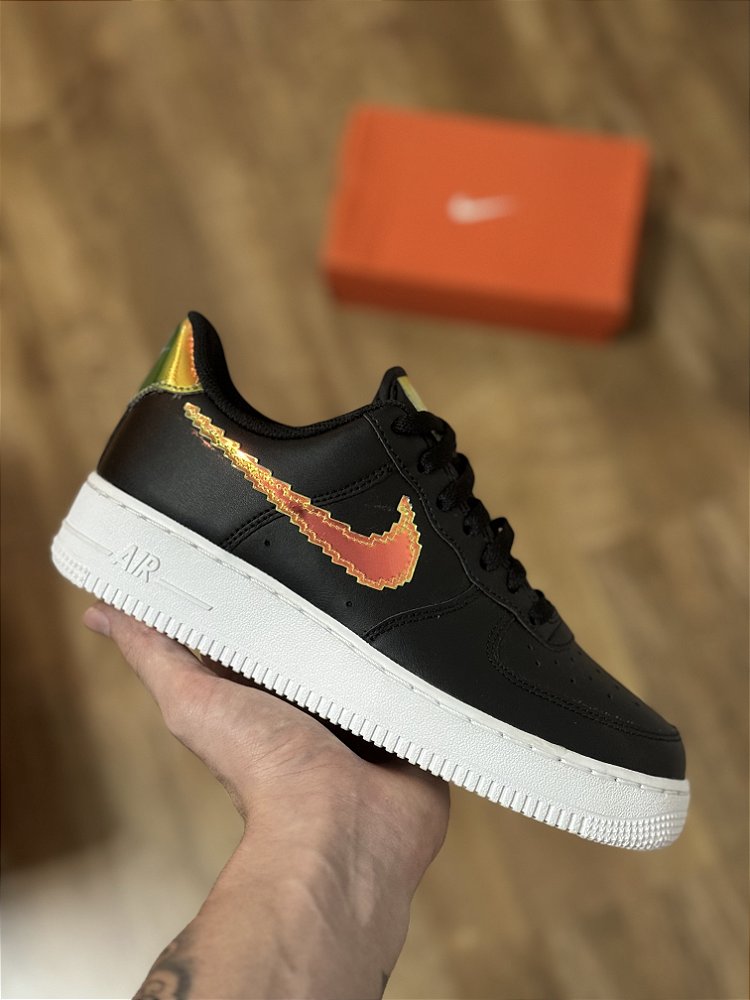 Pixel Swoosh Sneaker Air Force Pixel NIKE AIR FORCE “Pixel Swoosh