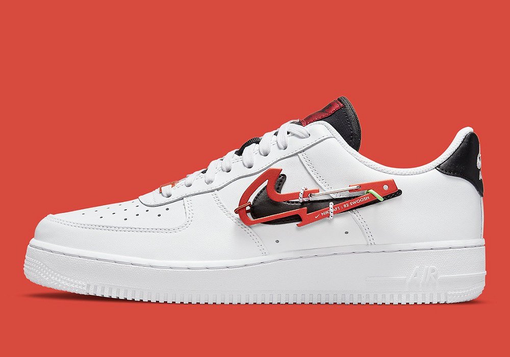 nike air force 1 lv8 habanero red/black