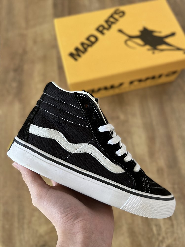 MAD RATS HI-TOP (preto/branco)