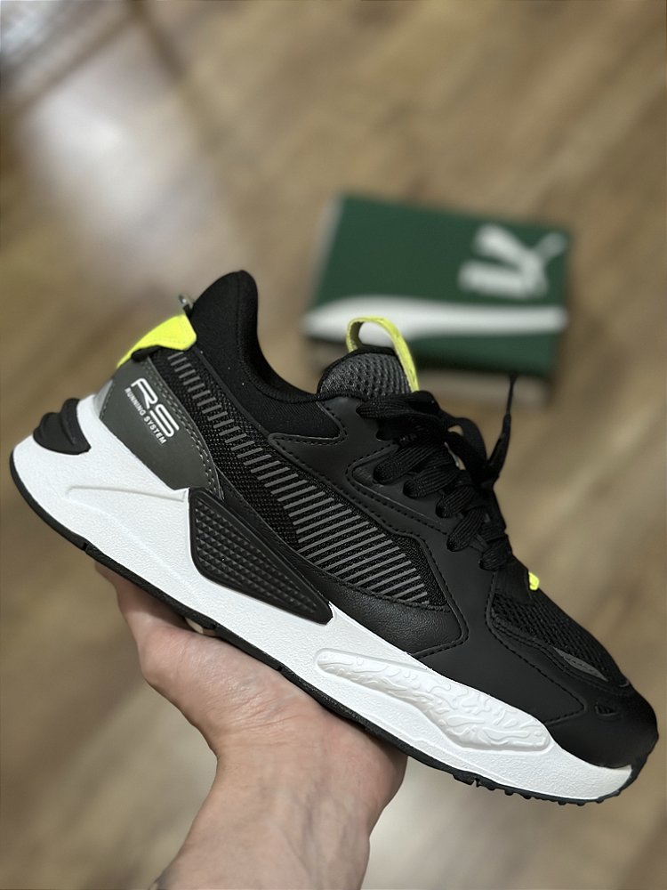 PUMA RS-Z (black/yellow alert) - Corre de Rua