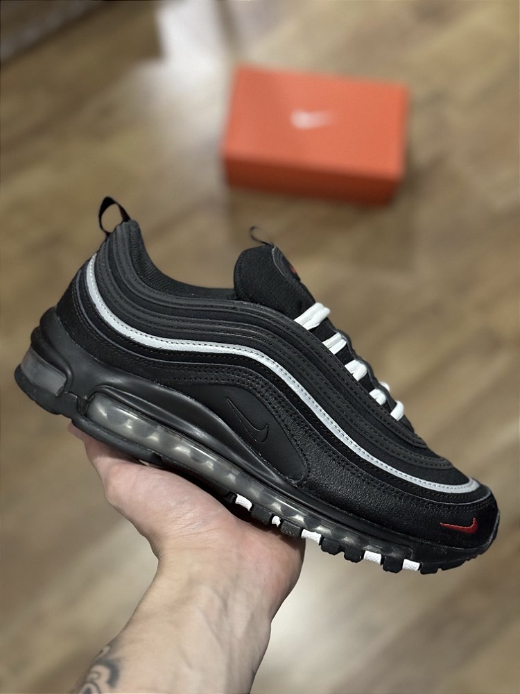 ほげNike Air Max 97 ブラック AIR MAX 97 “Black Sport Red” - Corre de Rua
