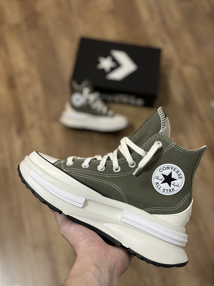 CONVERSE RUN STAR LEGACY CX HI (verde) - Corre de Rua