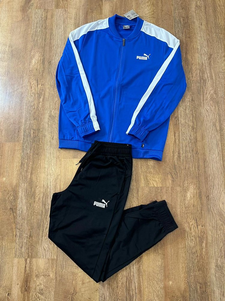 Conjunto Puma Pants Puma Azul CONJUNTO PUMA (azul) Corre De Rua