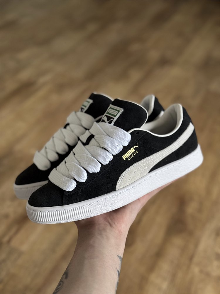 PUMA SUEDE PRETO (acompanha os dois cadarços)