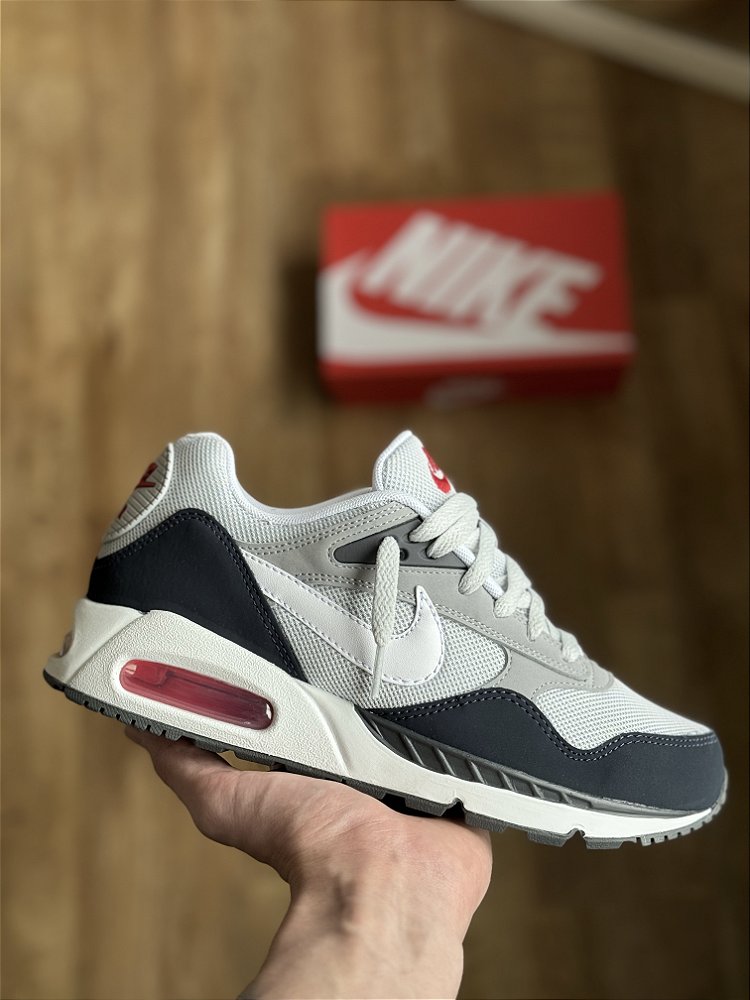 NIKE AIR MAX CORRELATE (cinza/azul) - Corre de Rua