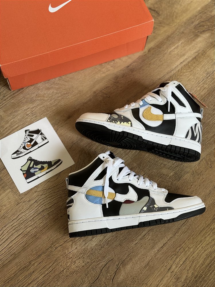 NIKE DUNK HIGH LX “ See Through Reverse Panda” - Corre de Rua