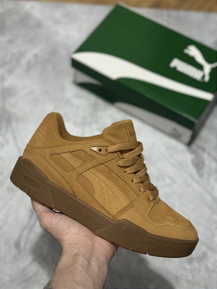 PUMA SLIPSTREAM SUEDE (Desert Tan-Gum) - Corre de Rua PUMA SLIPSTREAM SUEDE (Desert Tan-Gum) - Corre de Rua