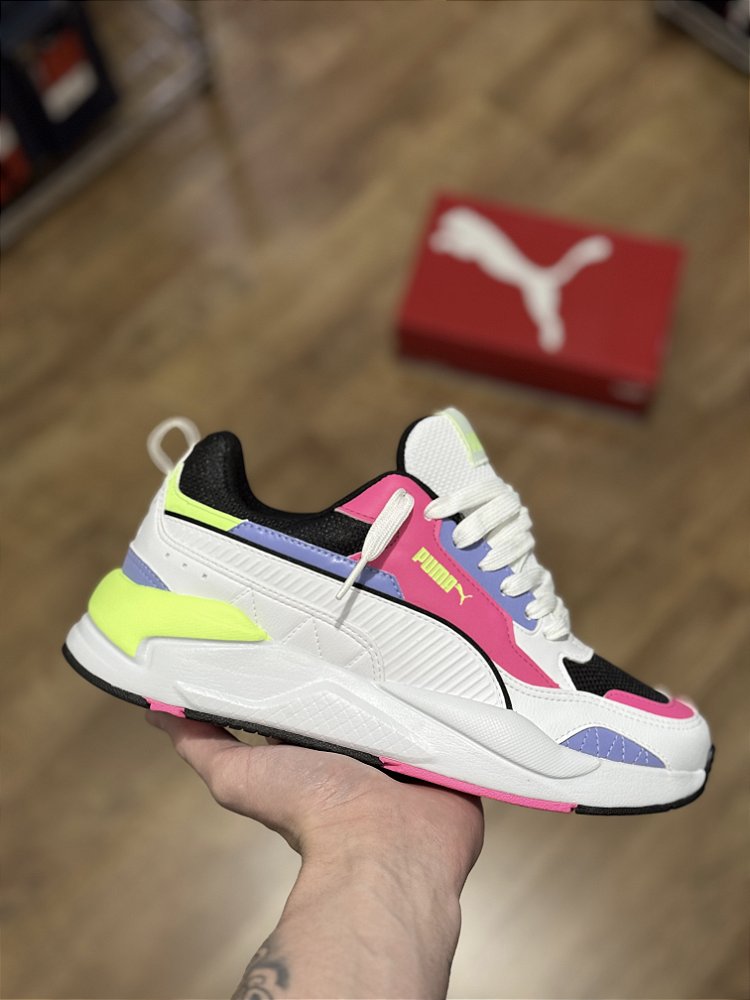 ラフ PUMA X-RAY 2 SQUARE (Salmon) - Corre de Rua