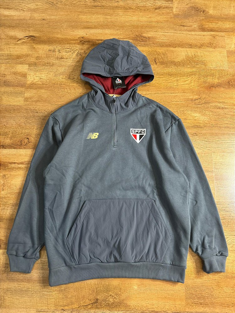 Camisa Moletom Adidas Sao Paulo Blusa Moletom São Paulo DNA Adidas