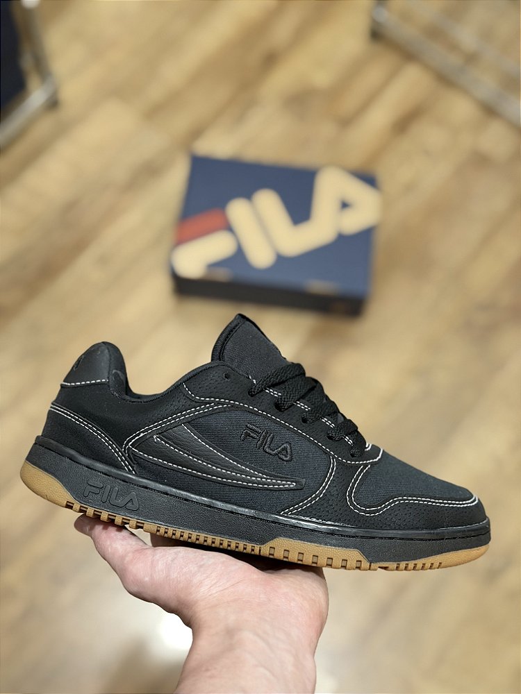 ラッキー FILA FX-33 LOW (cinza/verde) - Corre de Rua