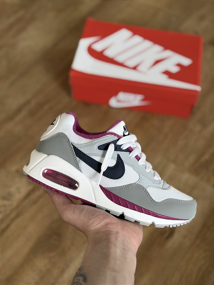 【新品】NIKE W AIR MAX CORRELATE 【24】 NIKE AIR MAX CORRELATE (cinza/roxo) - Corre de Rua