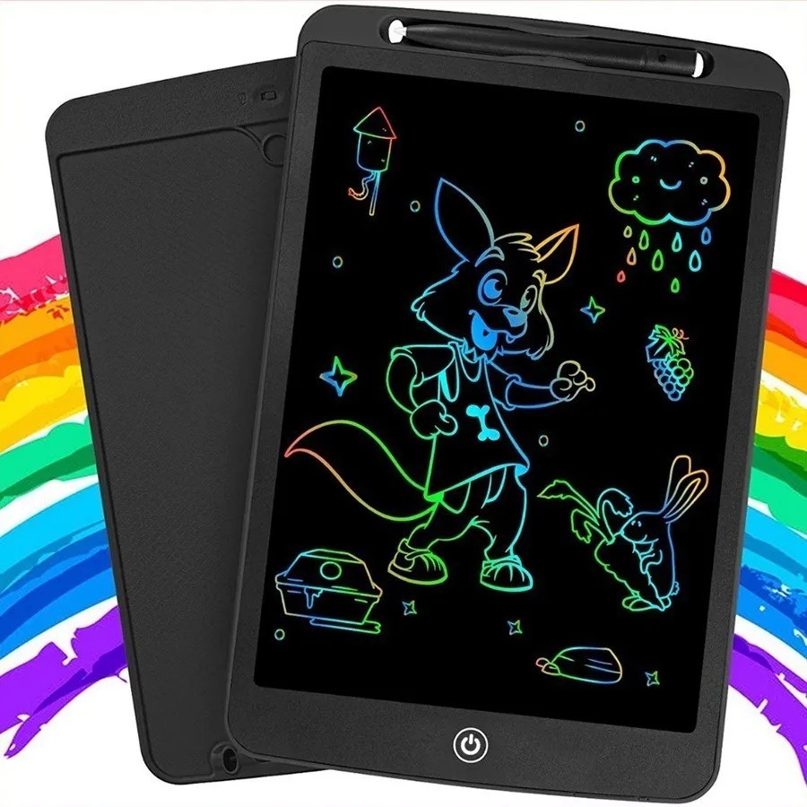 Tablet Infantil LCD Lousa Mágica Escrita Colorida Para Desenho e Estudo  8,5″ - WWG BRINDES