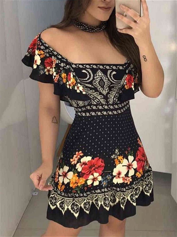 vestido de festa rosa choque