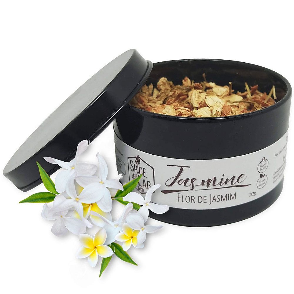 Jasmine - Flor de Jasmim (Jasminum officinale) - Spice Lab & Co |  Ancestralidade e Longevidade dentro de potinhos