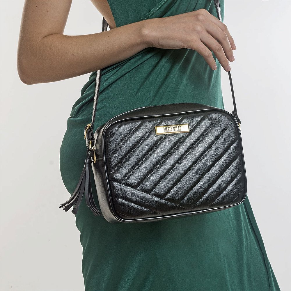chevron camera bolsa