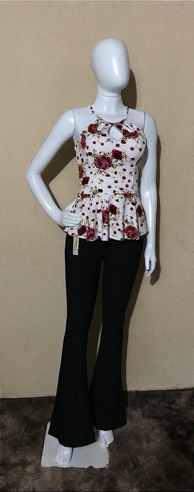 blusinha florida feminina