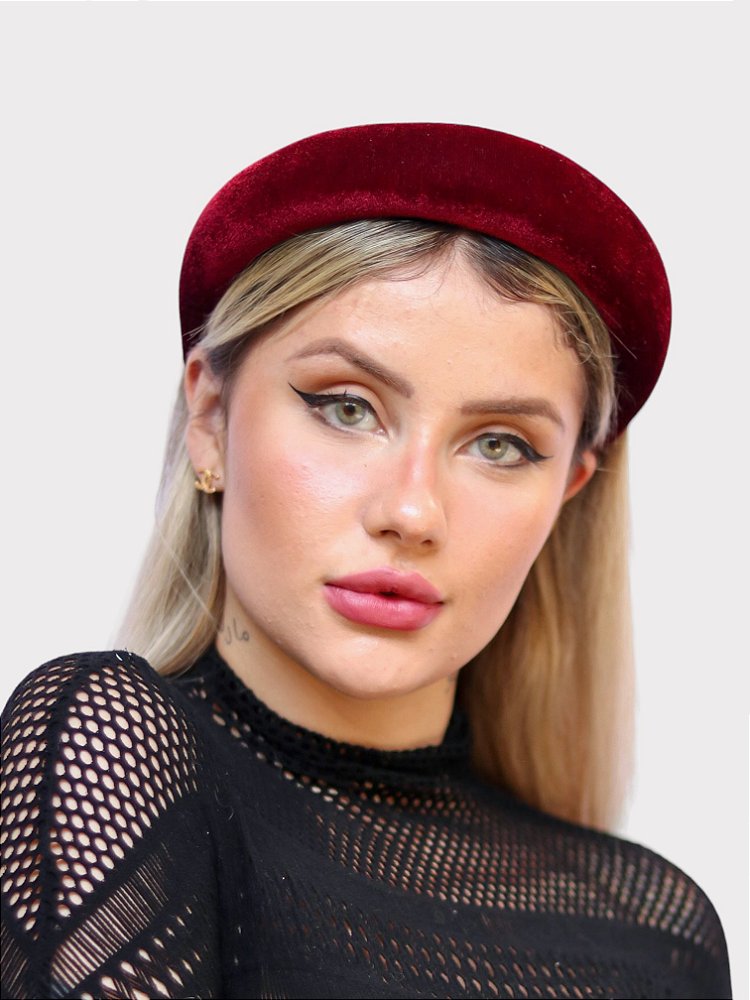 Tiara Acolchoada Ophelia - Acessório de cabelo moderno e