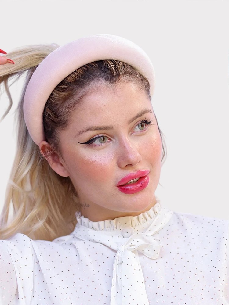 Tiara Acolchoada Ophelia - Acessório de Cabelo Sofisticado e