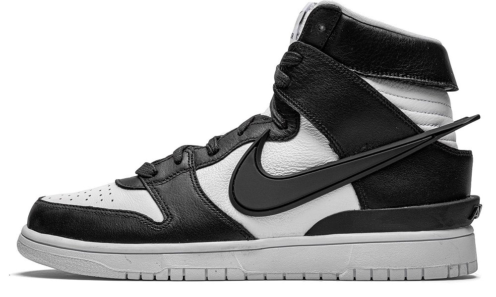 nike jordan dunk high black and white