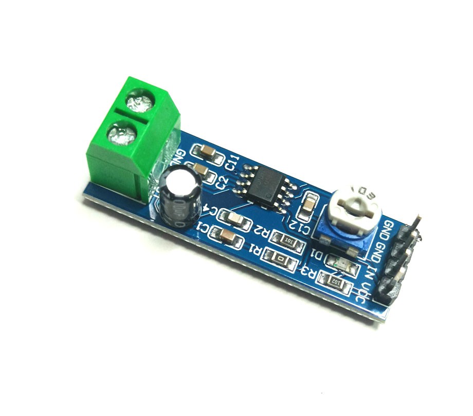 Módulo Amplificador De Áudio Lm386 5-12Volts Ajustável - PISCALED ...