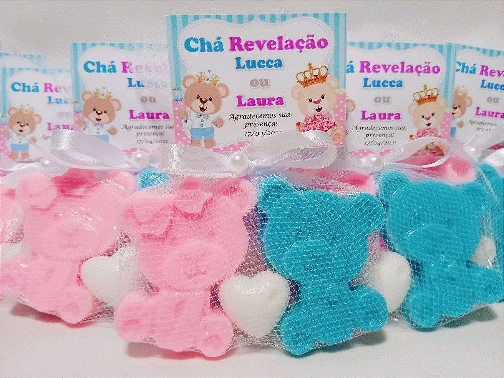 Cha Revelacao Sexo Do Bebe Lembrancinha Para Descoberta Do Sexo Do B Dna Aromas Lembrancinhas Personalizadas