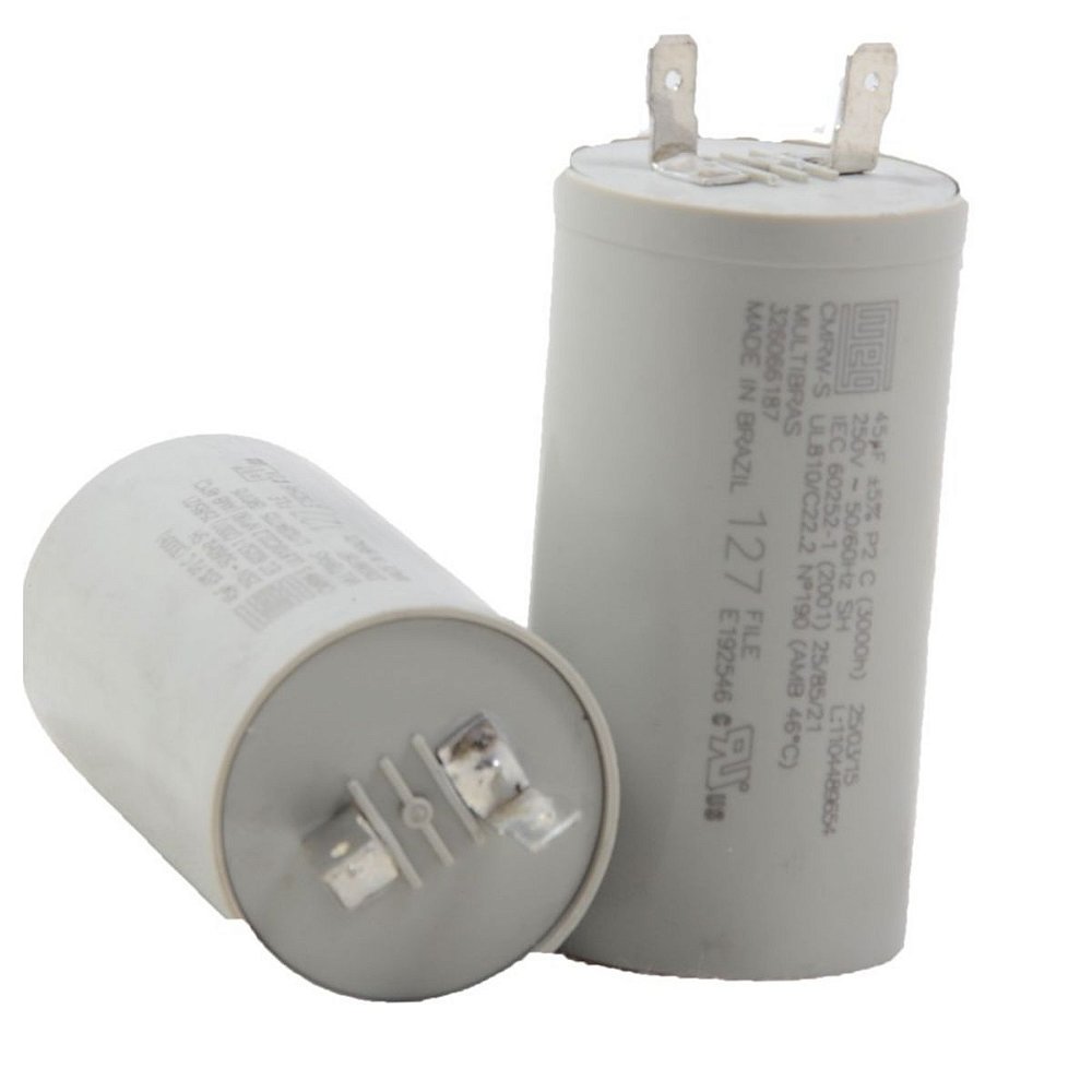 Capacitor Universal Lavadora 45mf 127v Original W10883000 CityMaster