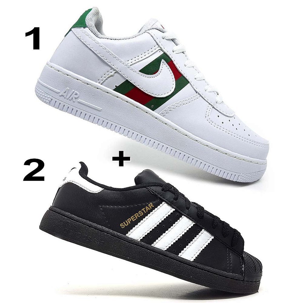 tenis adidas parecido com air force