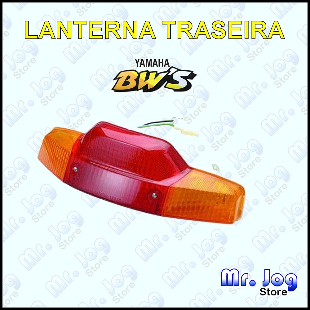 Lanterna Traseira Completa - Yamaha BWS 50, Brandy Pista 70 (modelo  original) - Mr Jog Store