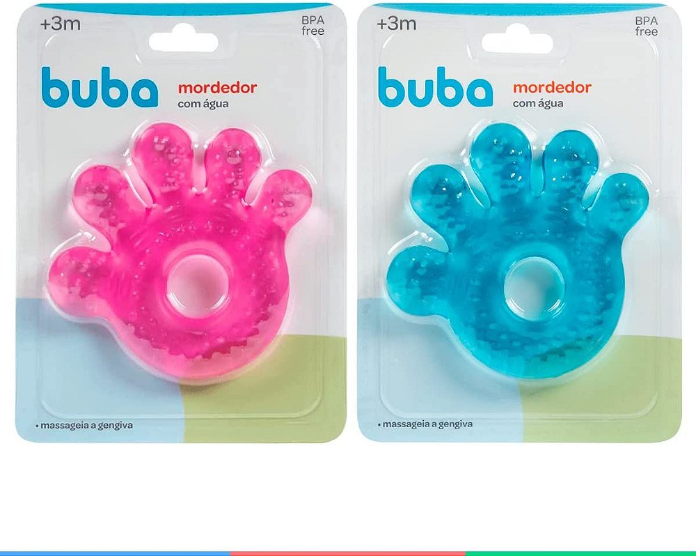 Mordedor Infantil Bebe Criança Formato Mãozinha Com Agua ...