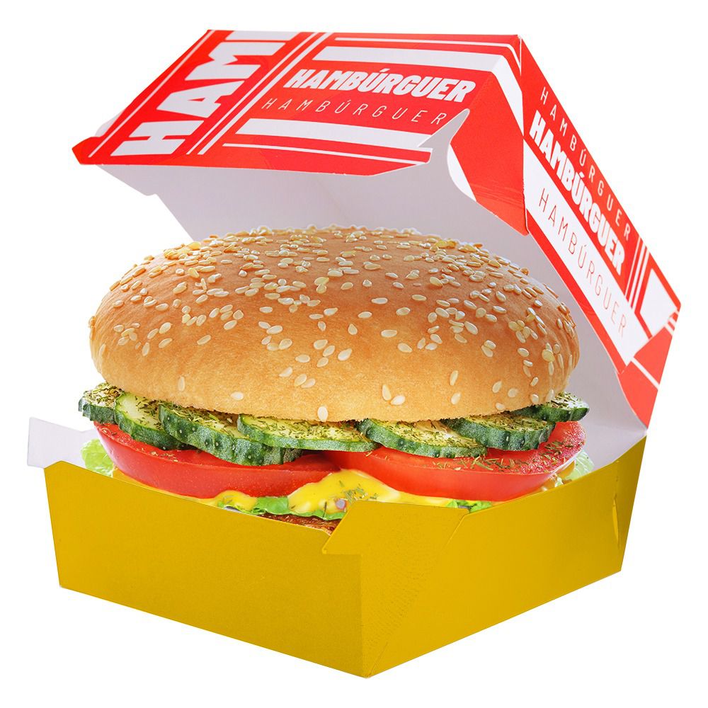 Caixa De Hamburguer Com 36 Unidades Preço
