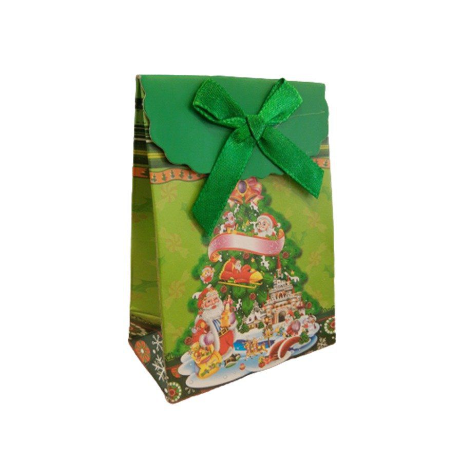 Mini Sacola Lembrancinha Verde Árvore de Natal - 10cm - 1 UN - Rizzo - Rizzo Embalagens Mini Sacola Lembrancinha Verde Árvore de Natal - 10cm - 1 UN - Rizzo - Rizzo Embalagens