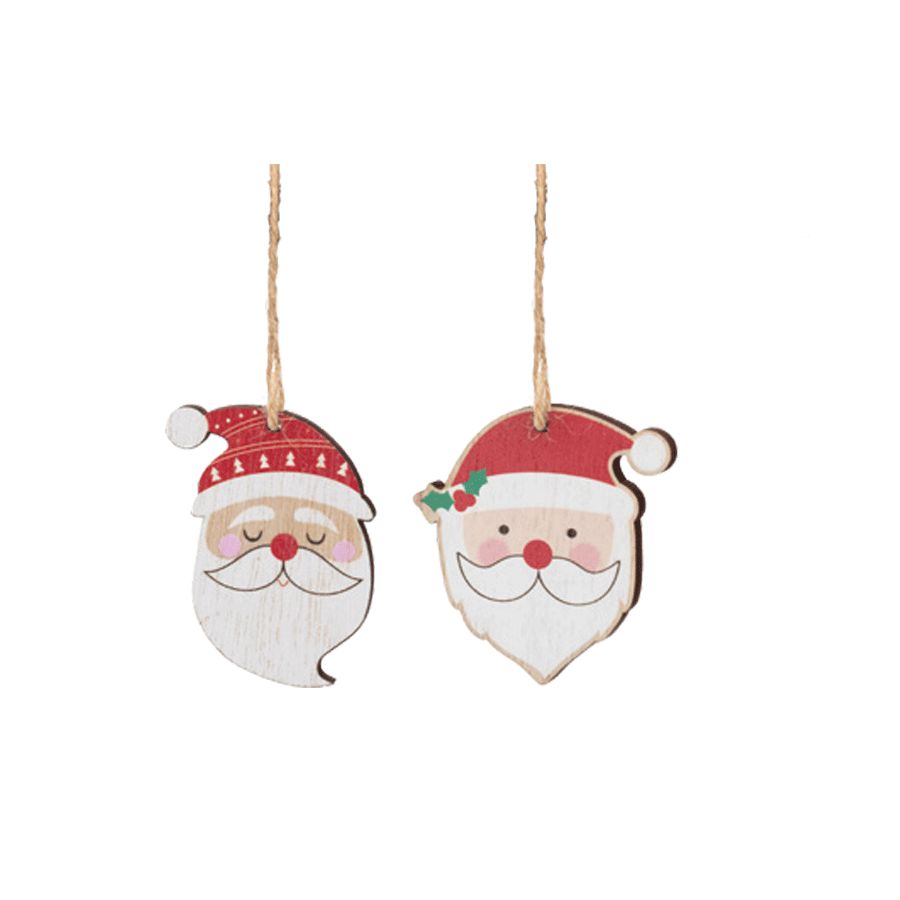 Enfeite para Pendurar Rosto Papai Noel de Madeira Rizzo Embalagens - Rizzo Embalagens Enfeite para Pendurar Rosto Papai Noel de Madeira Rizzo Embalagens - Rizzo Embalagens