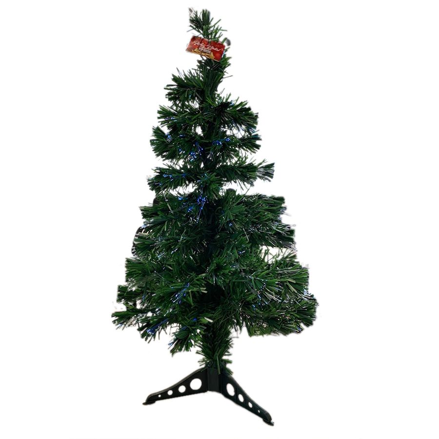 Árvore de Natal 90cm Fibra Ótica Led - 80 Galhos - 01 Unidades - Rizzo -  Rizzo Embalagens