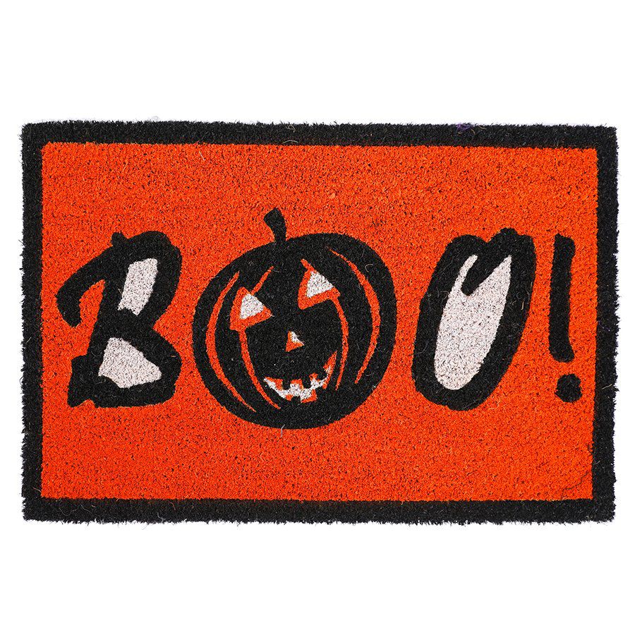 Capacho de Porta - Halloween Boo - 40 cm x 60 cm - Cromus - Rizzo - Rizzo  Embalagens