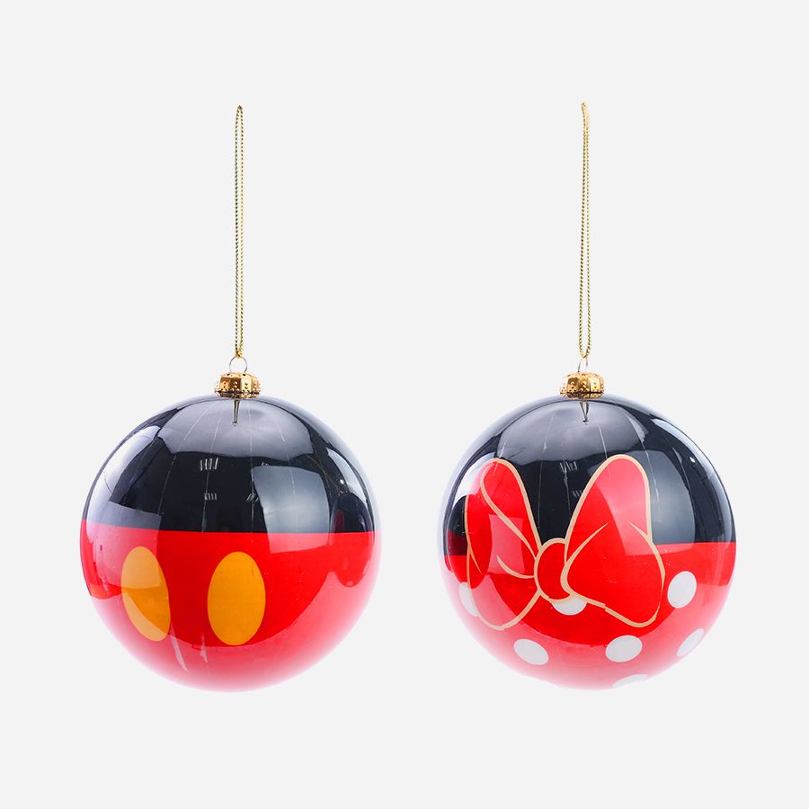 Kit Bola de Natal - Turma do Mickey -10cm- Natal Disney - 2un - Rizzo - Rizzo Embalagens Kit Bola de Natal - Turma do Mickey -10cm- Natal Disney - 2un - Rizzo - Rizzo Embalagens