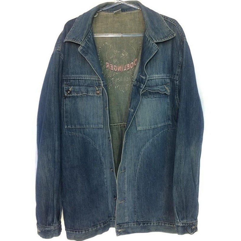 jaqueta jeans vintage masculina