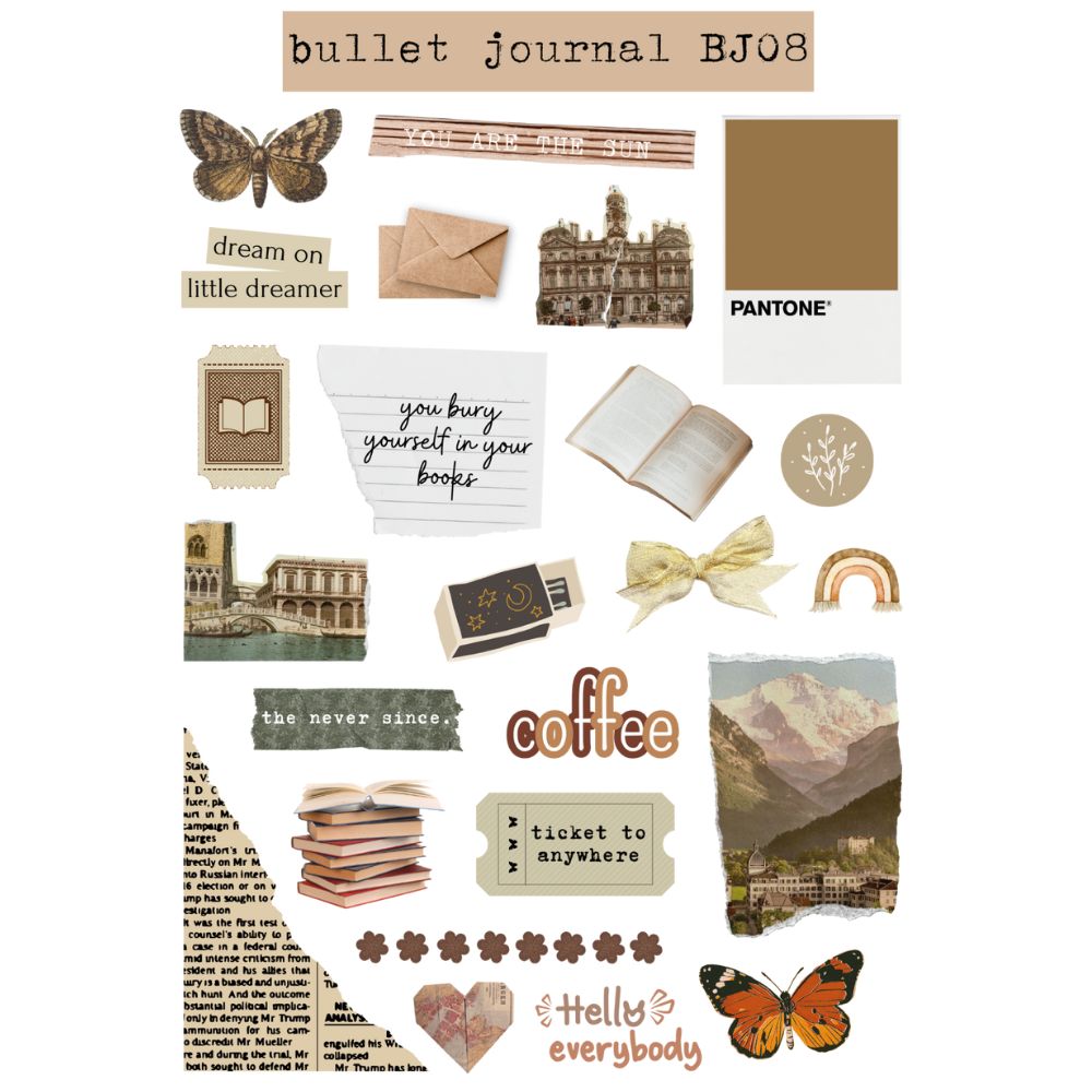 Adesivo Bullet Journal 08 Grafitte