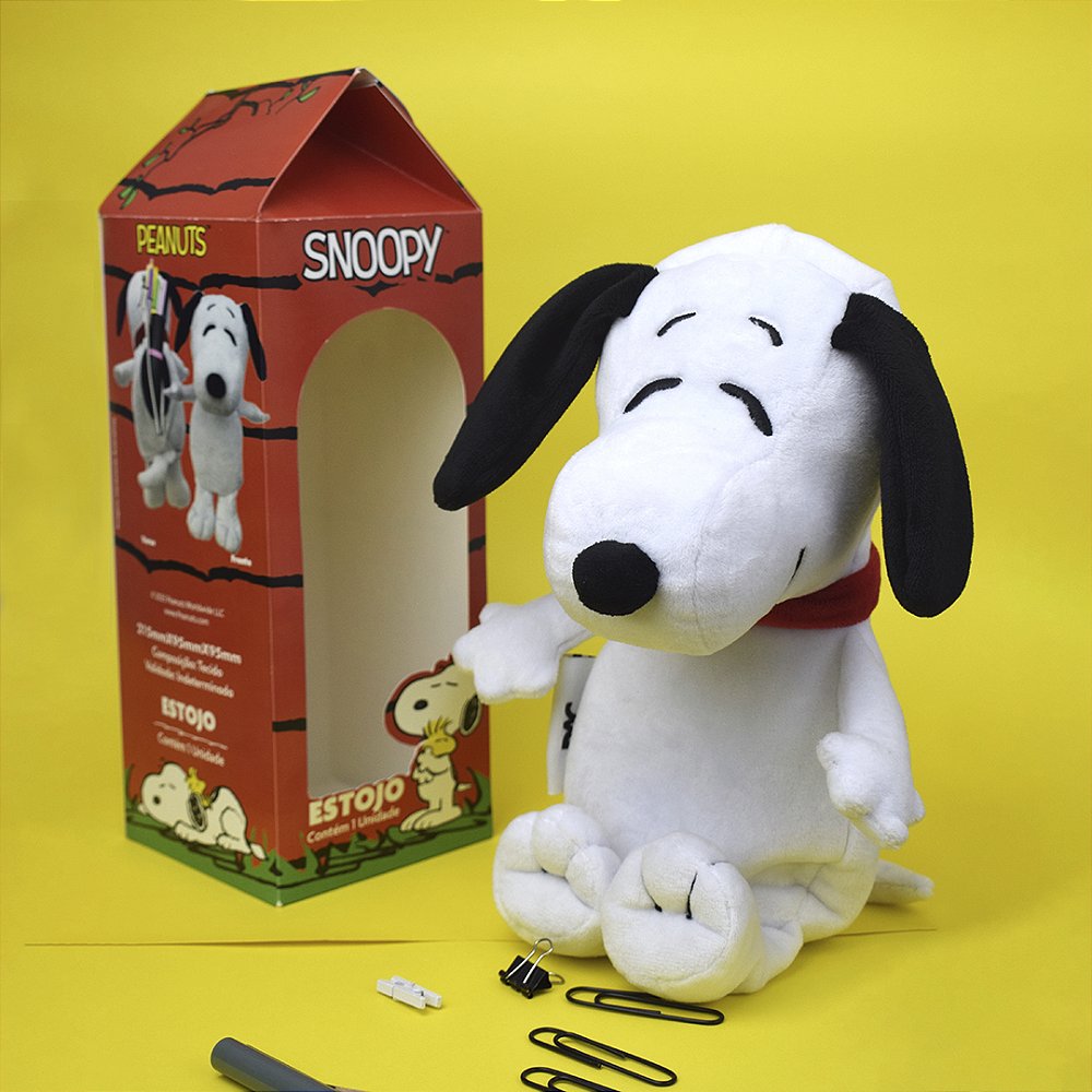 Estojo Fluffy Snoopy Casinha 5552 DAC - Papelaria Grafitte