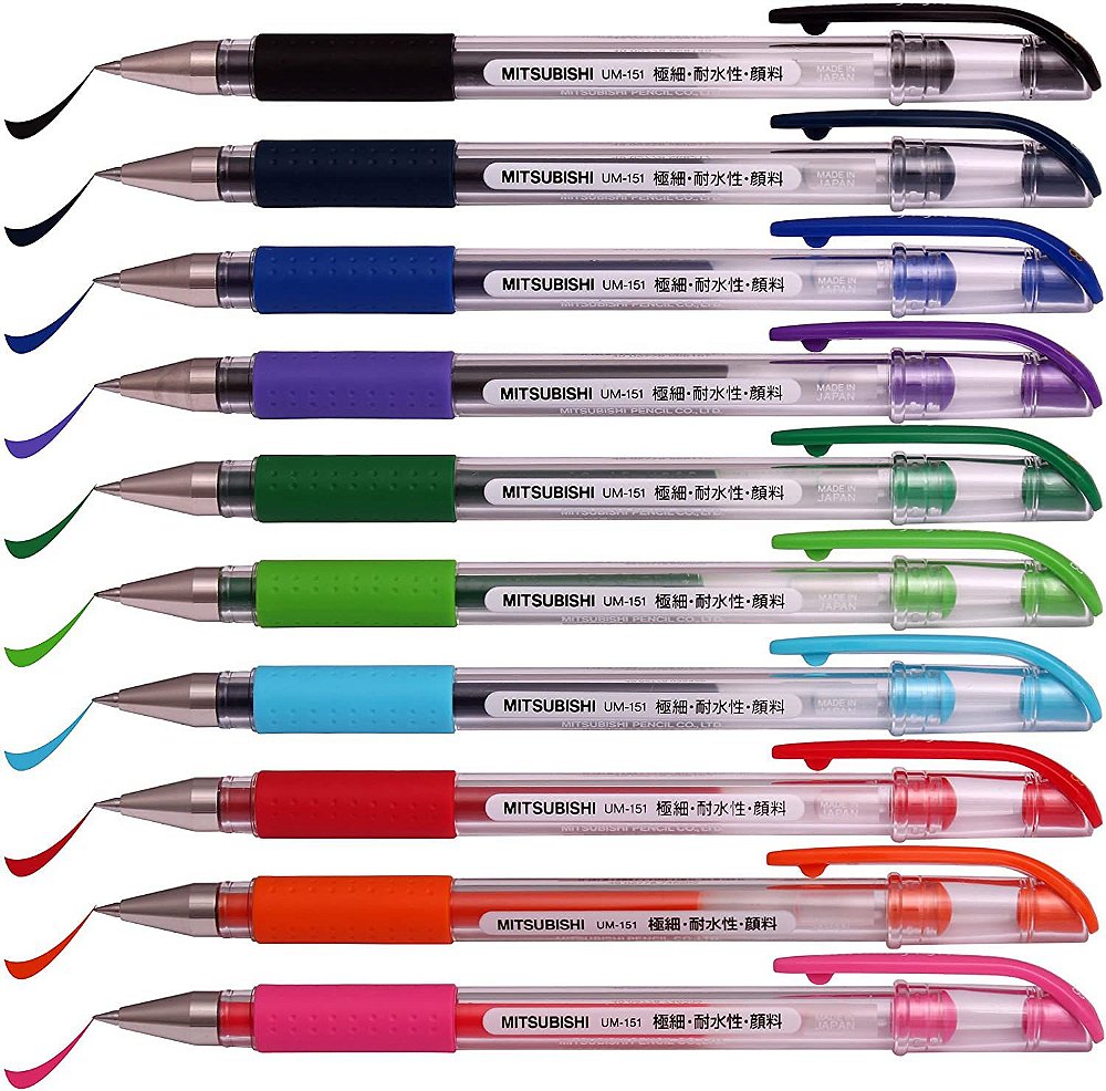 Gel UniBall Signo DX UM151 0.38mm Papelaria Grafitte