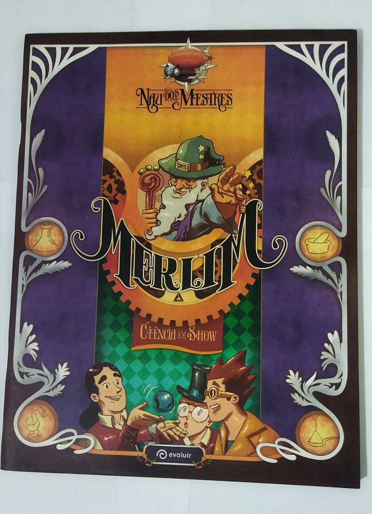 Merlim Livro de Merlim: o poder da magia - Coleção Nau Dos Mestres ...