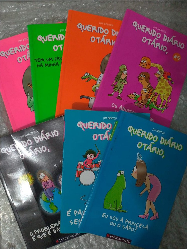 Coleção Querido Diário Otário - Jim Benton C/7 livros - Seboterapia ...