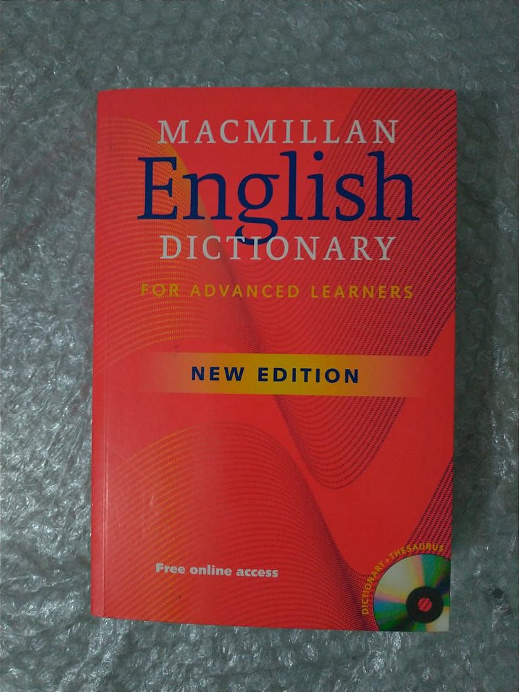 English Dictionary MacMillan Seboterapia Livros